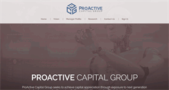 Desktop Screenshot of proactivecapital.com